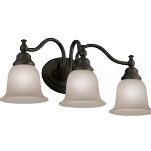 Brandy Chase 22.83-in 3-Light Oil-Rubbed Bronze Traditional Vanity Light Bar